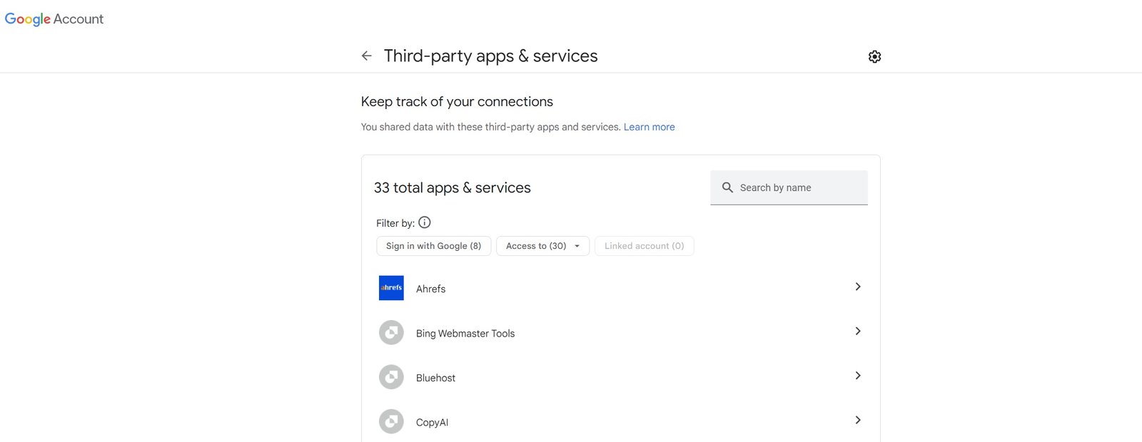 sigurnost google računa