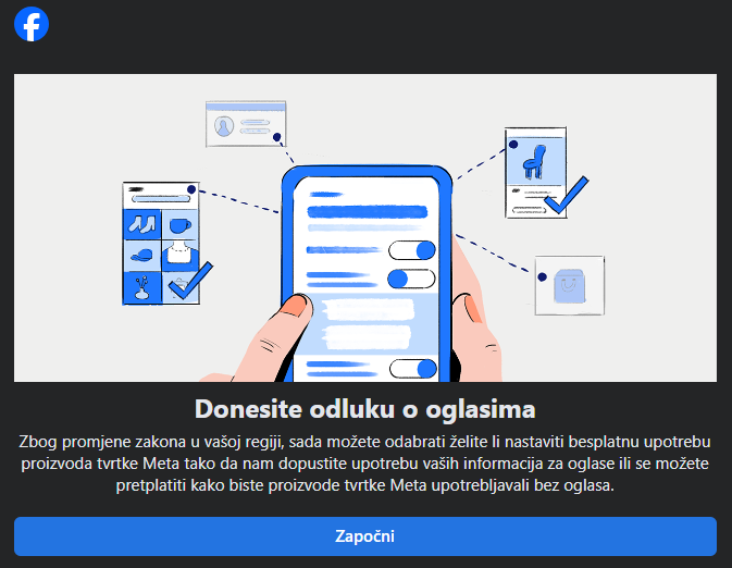 facebook-pretplata-pocetni-ekran